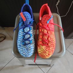 Nike Kevin Durant KD 9 GS 'Fire and Ice' (855908-400) Sz 6.5 Y