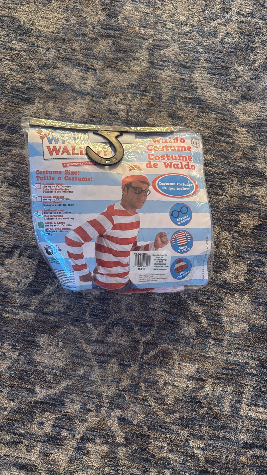Waldo Costume 