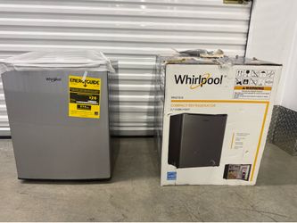 Whirlpool WH27S1E 2.7 cu. ft. compact mini refrigerator NEW OPEN BOX