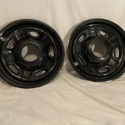 2011-2016 Ford F-250 Super Duty Front Wheel Covers (black)