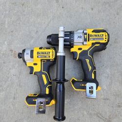 Dewalt 20v Impact And Hammer Drill Brushless XR 3speed Brand New Tools Only 