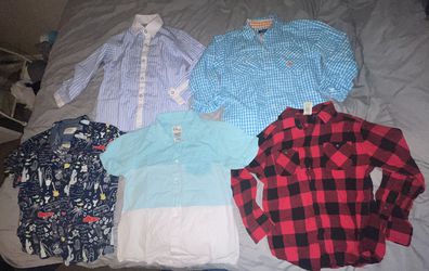 Size 10/12 Boys Shirts(14+4 Dress Vests)  Thumbnail