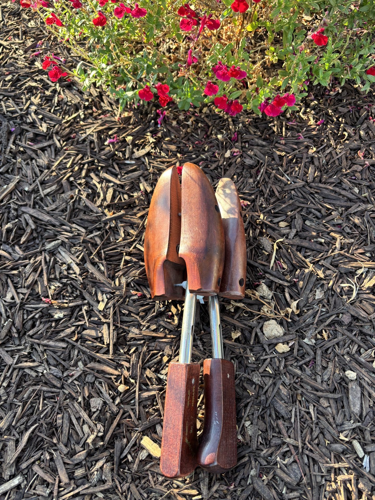 Vintage Wooden Travel Shoe Tree Split Toe - Size 7- Rochester New York