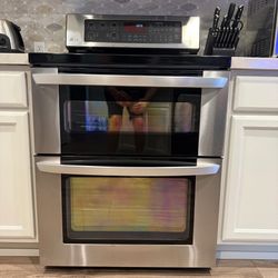 LG electric double oven