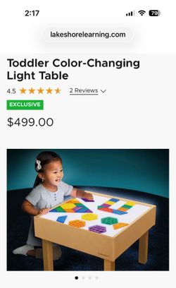 Lakeshore light table