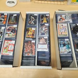 3 Collections Of Baseball, Basketball And Football Cards At 50% Off!