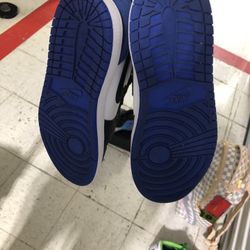 Nike Ones Black Blue And White Size 3y