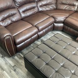 Couch Brown Leather