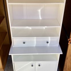 Euro Design Bookcase Pantry Storage Cabinet Shelf