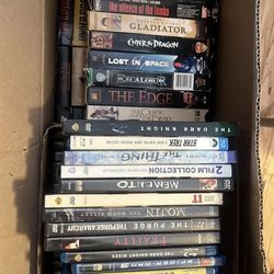 VHS, DVD, Blu-ray Lot