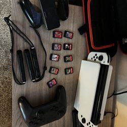 Nes OLED Switch , 9 Games, Extra Controller, Case Plus Few Extras