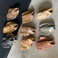 Various Righty Right Handed Baseball Gloves Not For A Get Handed Thrower Not Softball Youth And Adult Also Tee Ball For Less