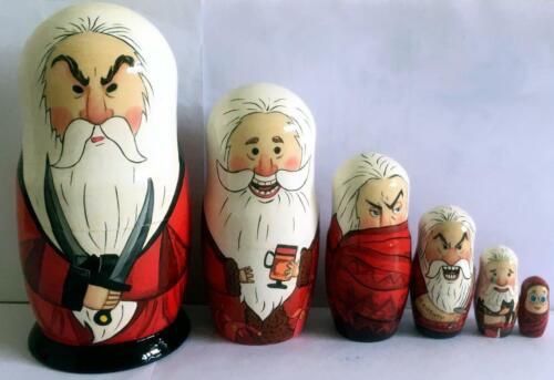Set Of 6 Rise Of The Guardians Nesting Doll
