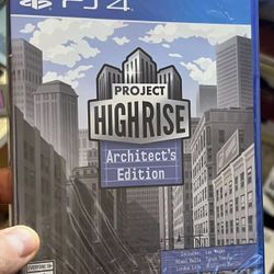 Project High rise Architect Edition PlayStation 4 New Sealed