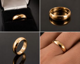 Men’s 14K Gold Ring – Size 14