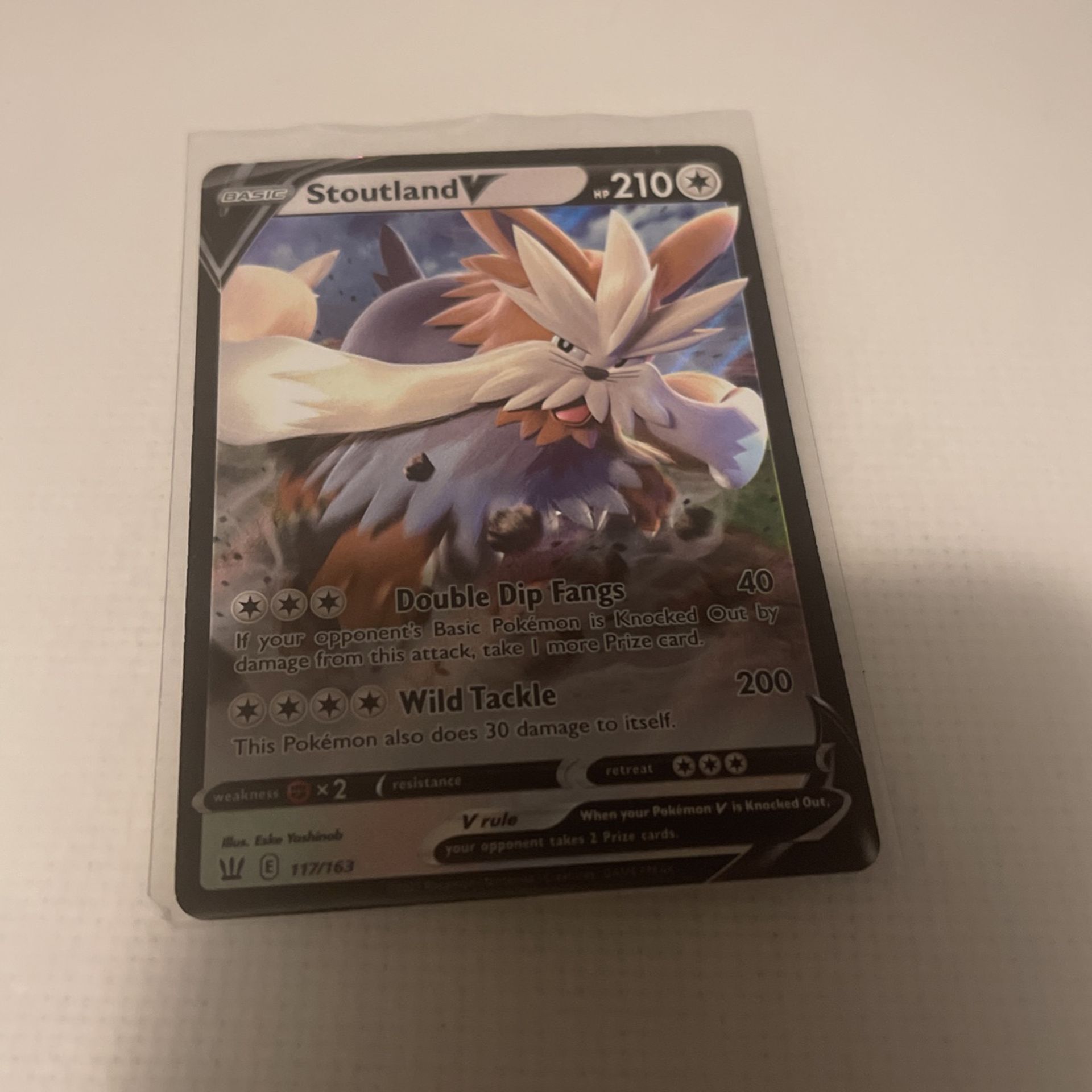Pokémon Stoutland V 117/163