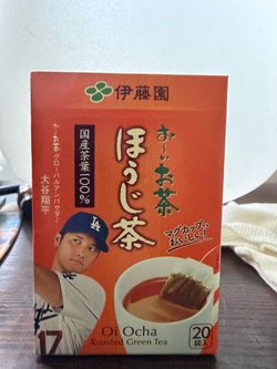 Shohei Ohtani Itoen green tea box