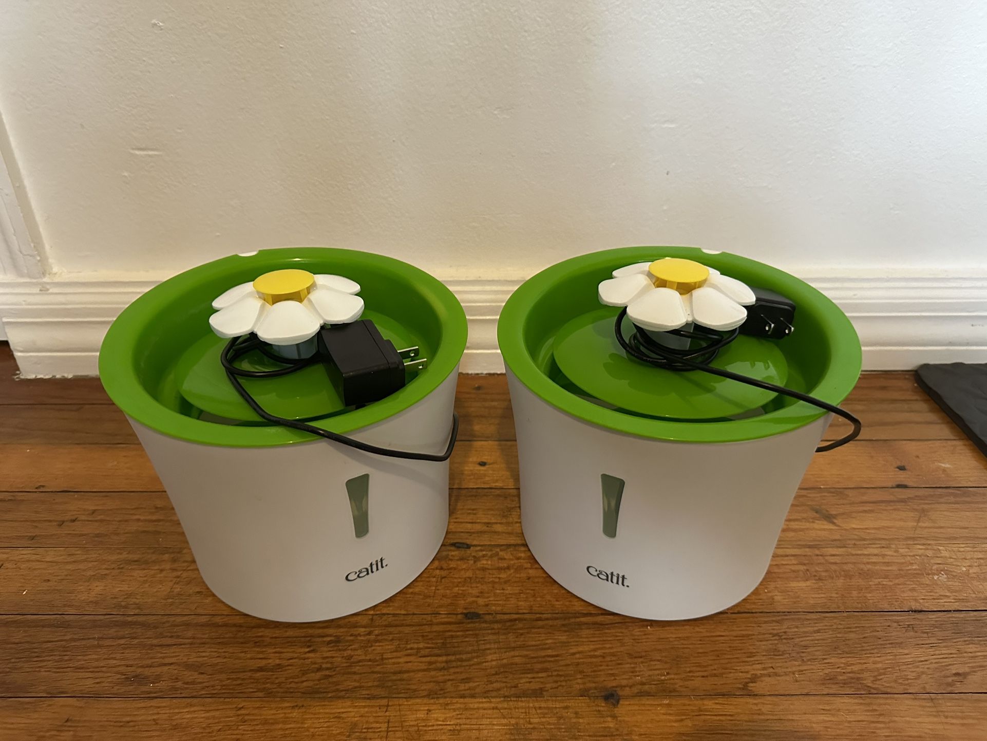 Catit Flower Water Fountains (2) – Complete & Working