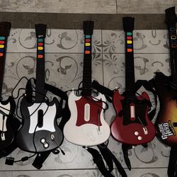 GUITAR HERO / ROCK BAND VIDEO GAME CONTROLLERS PLAYSTATION PS2 PS3 PS4 PS5 NINTENDO WII XBOX 360 ONE