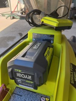 Ryobi 18" Lawn Mower 40v Lithium, Gas-Like  Power