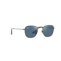 NEW Ray-Ban Mens Rb8157 Frank Titanium Gold Frame with Polar Blue Lenses