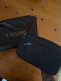 Cuadra Black Leather Crossbody Bag