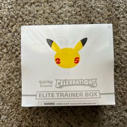 Pokémon: 25th Anniversary Celebrations Elite Trainer Box (2021) FACTORY SEALED
