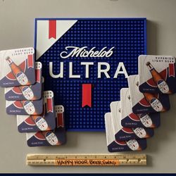 New Michelob Ultra Large Rubber Bar Mat Or For Kegerator 