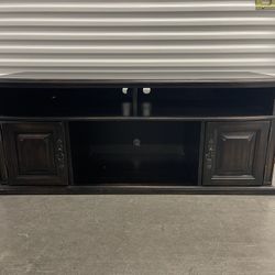 Laura Ashley Home Solid Wood Media Console / TV Stand – Dark Finish