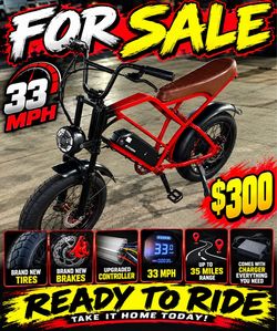 Ebike 33 mph