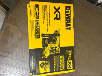 DEWALT 20V MAX XR Cordless Brushless 1 in. SDS Plus L-Shape Rotary Hammer with (2) 20V 5.0Ah Batteries and Charger