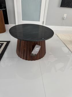 New and beautiful marble coffee table, Mesa marmoly Madera,