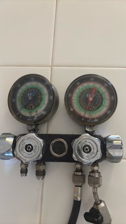 CPS BLACKMAX HVAC REFRIGERANT MANIFOLD GAUGE SET