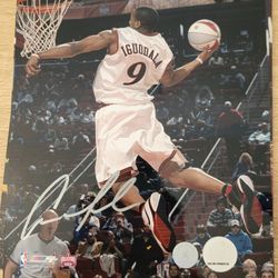 Andre Iguodala Dunk Photo Autographed