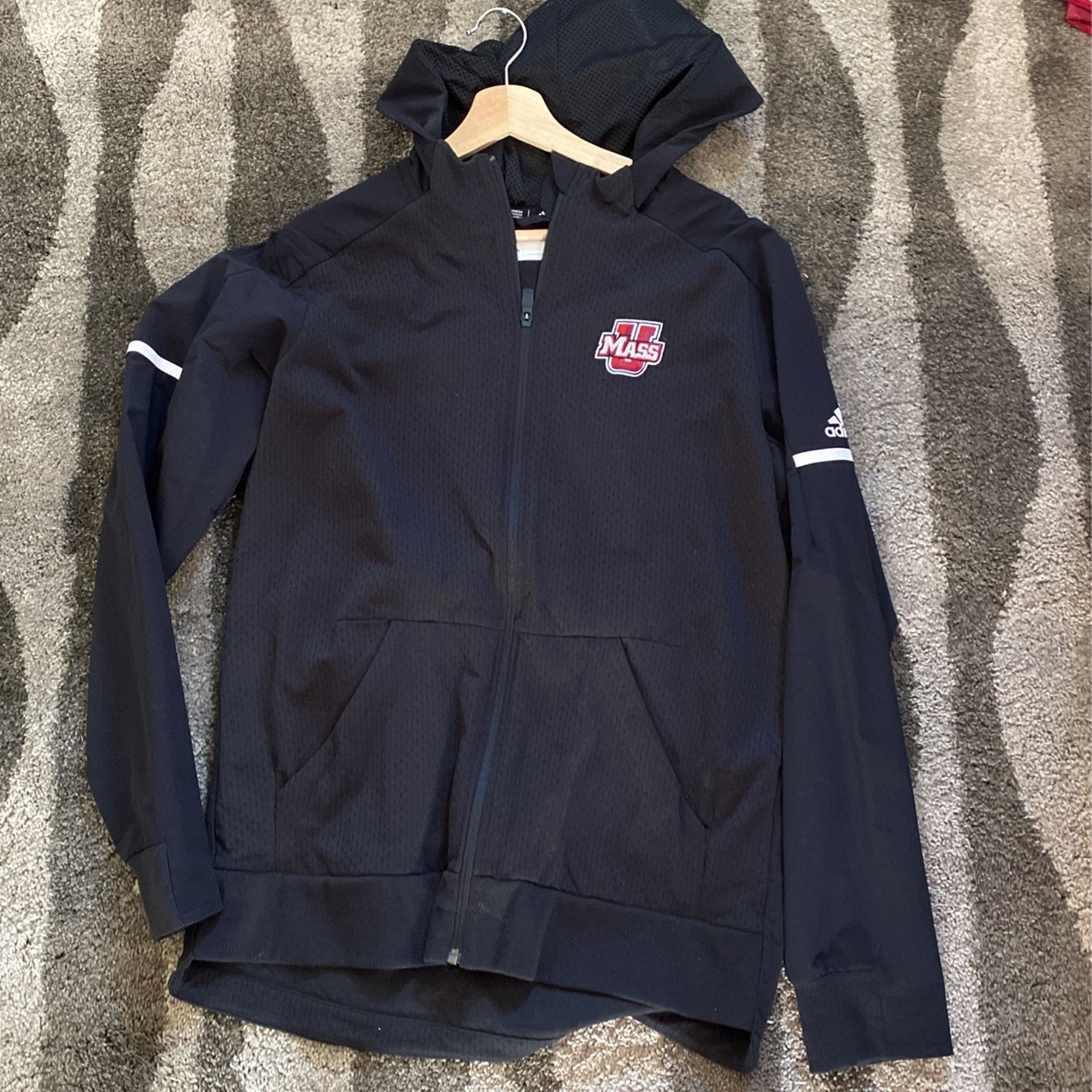 Adidas Fullzip Umass Jacket Size Medium 