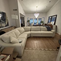 Cream Sectional - EXCELLENT CONDITION