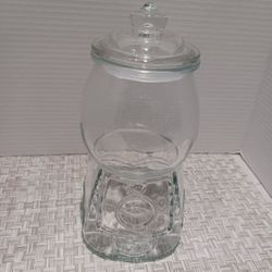 Clear Glass Gum Ball Machine Jar