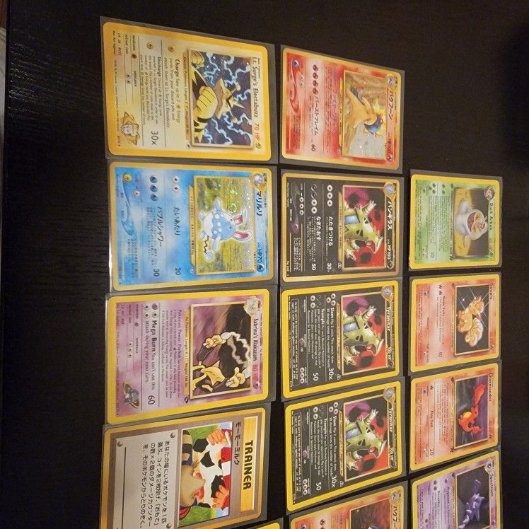 Vintage Pokemon Cards