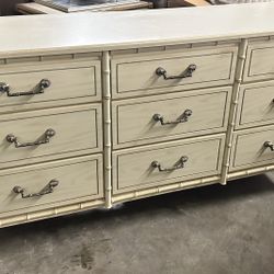 Bamboo Style dresser  62"w x 18"d x 32"h 