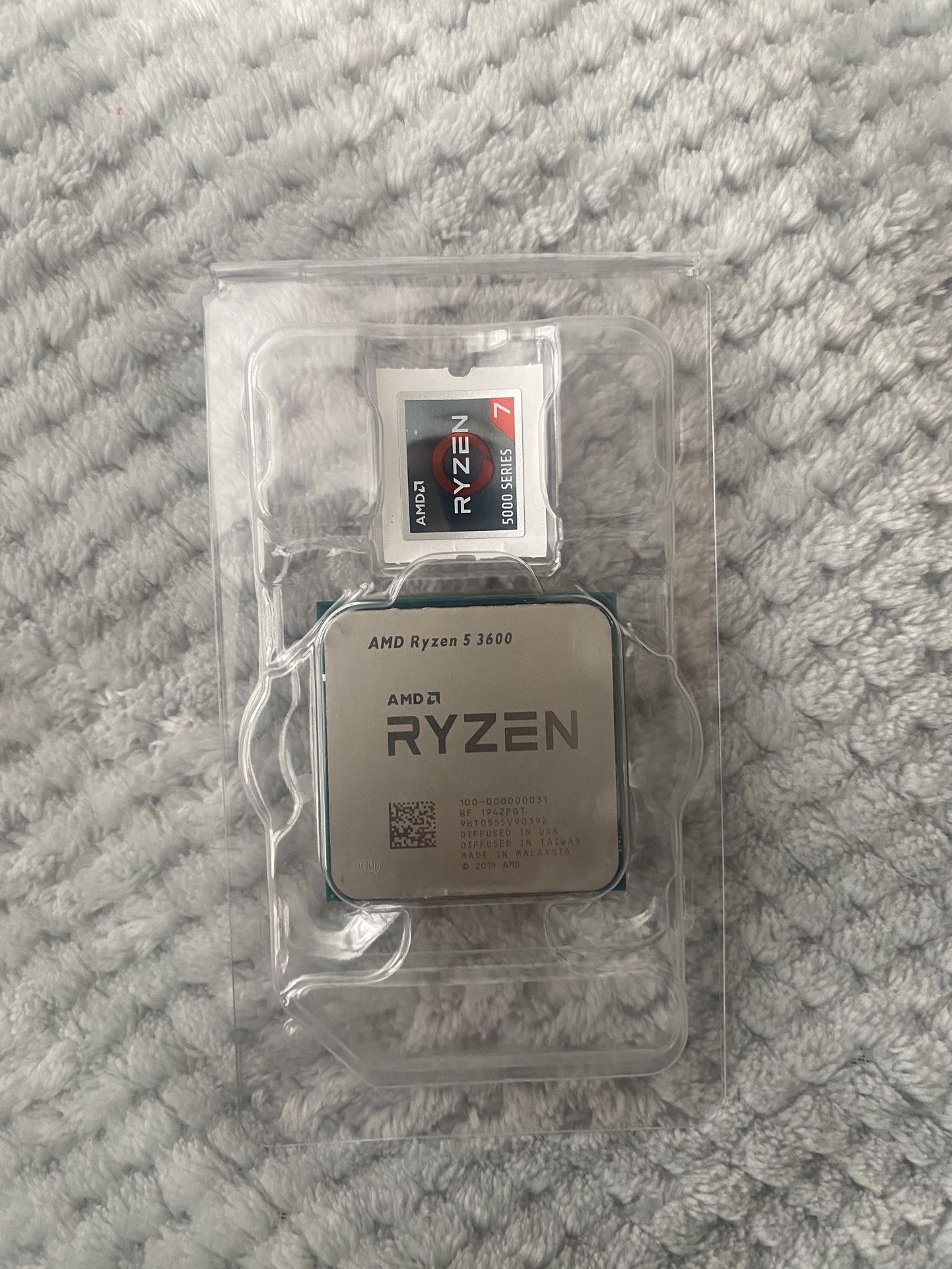 AMD Ryzen 5 3600 CPU With Wraith Stealth Cooler