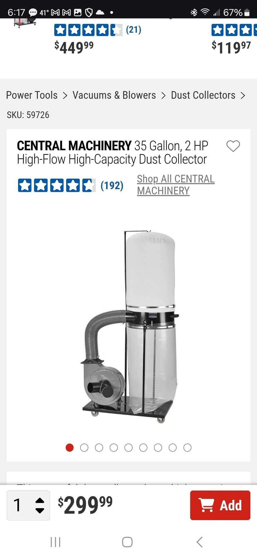 New Never Used Dust Vacuum