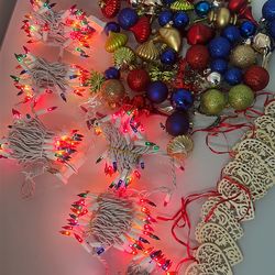 Vintage holiday decor lot
