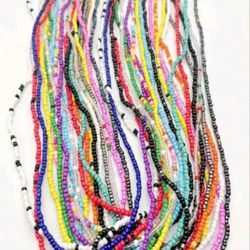 Multi-Pack Random Mix-Color Popular Bohemian Rainbow Acrylic Beads Chain Body 