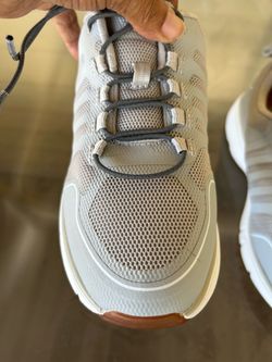 😆😃Mr Comfort shoes. Light Gray Mesh Low-Top Sneakers