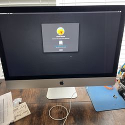 2017 27” 5k iMac with Keyboard And Mouse 
