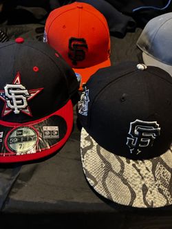 3 SF Giants hats