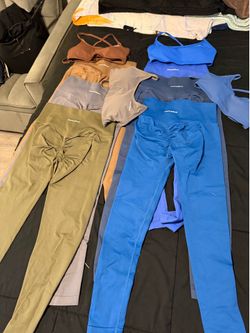 Peach buns set legging