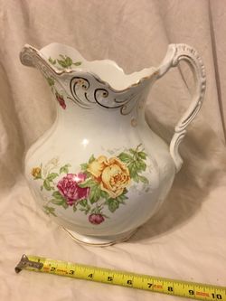 “Buffalo” Pottery large Ewer / Pitcher