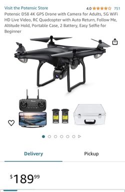 Potencies GPS Drone D58
