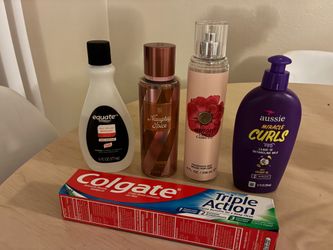 Kit Toiletries (perfume, toothpaste, detangling milk, nail polish remover)